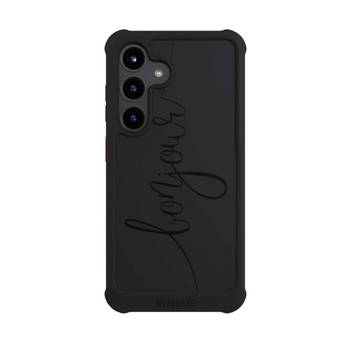 Samsung Galaxy S24 NIVOmax Bonjour Schwarz ohne Hintergrund