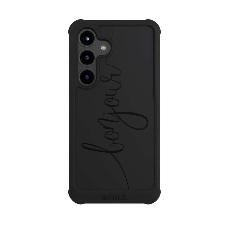 Galaxy S24 NIVOmax Bonjour Schwarz ohne Hintergrund