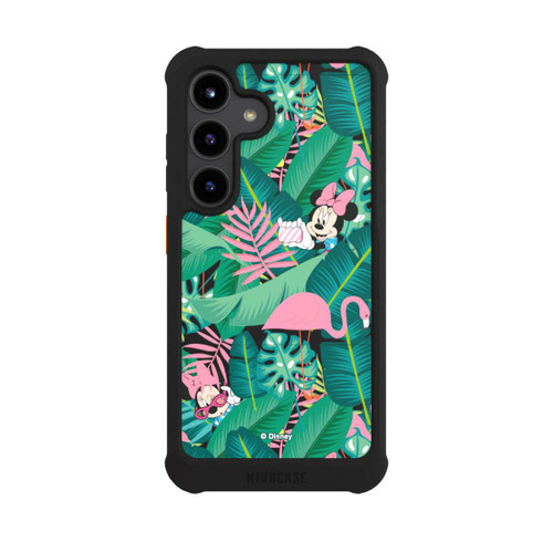Samsung Galaxy S24 NIVOmax Minnie Summer Palmblätter ohne Hintergrund