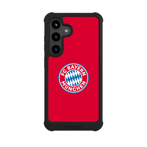 Samsung Galaxy S24 NIVOmax FCB Logo auf Rot