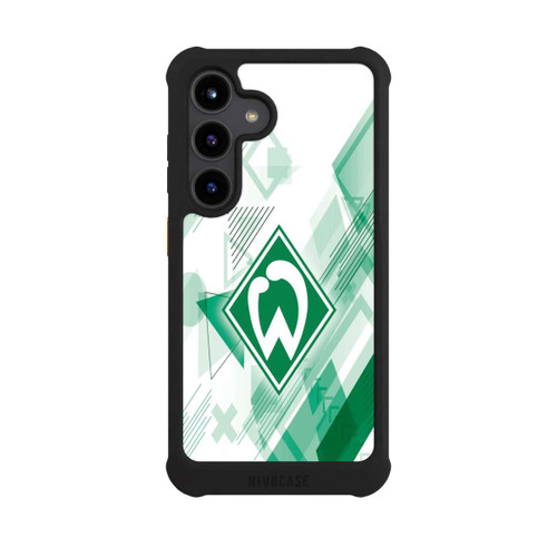 Samsung Galaxy S24 NIVOmax Weiße Grafikelemente - Werder Bremen