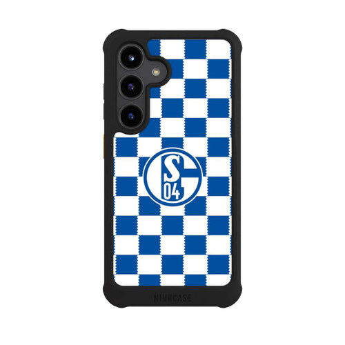 Samsung Galaxy S24 NIVOmax Muster Schalke 04