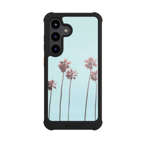 Samsung Galaxy S24 NIVOmax Hellrosa Strandpalme Paradies