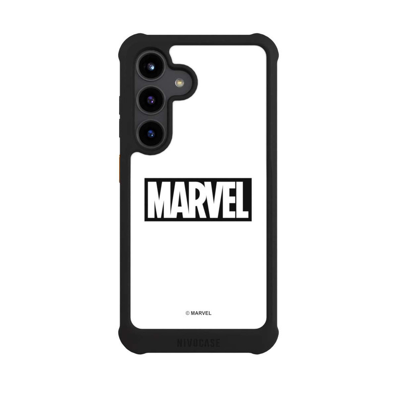 Galaxy S24 NIVOmax Marvel Logo White