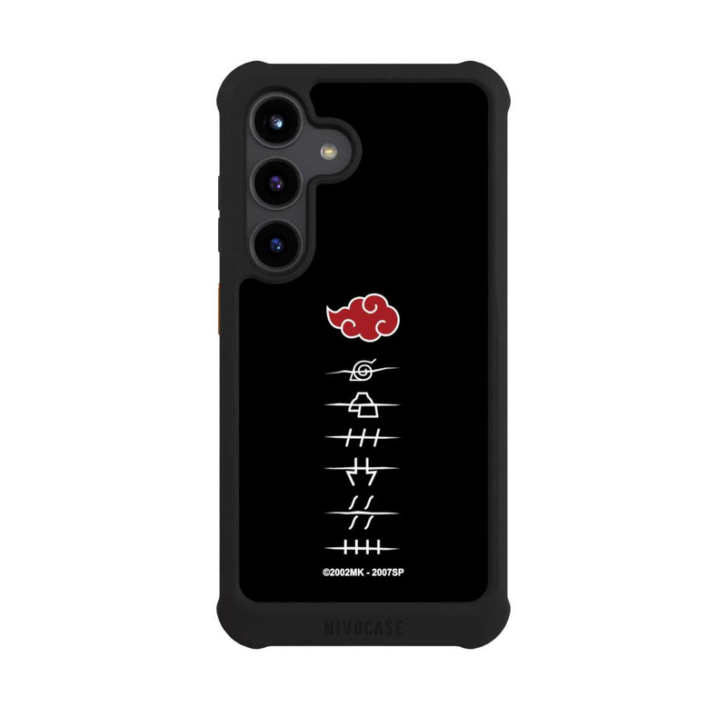 Galaxy S24 NIVOmax Akatsuki Mitgliedssymbole Schwarz