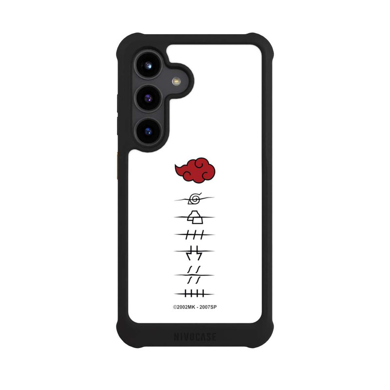 Galaxy S24 NIVOmax Akatsuki Mitgliedersymbole Weiß