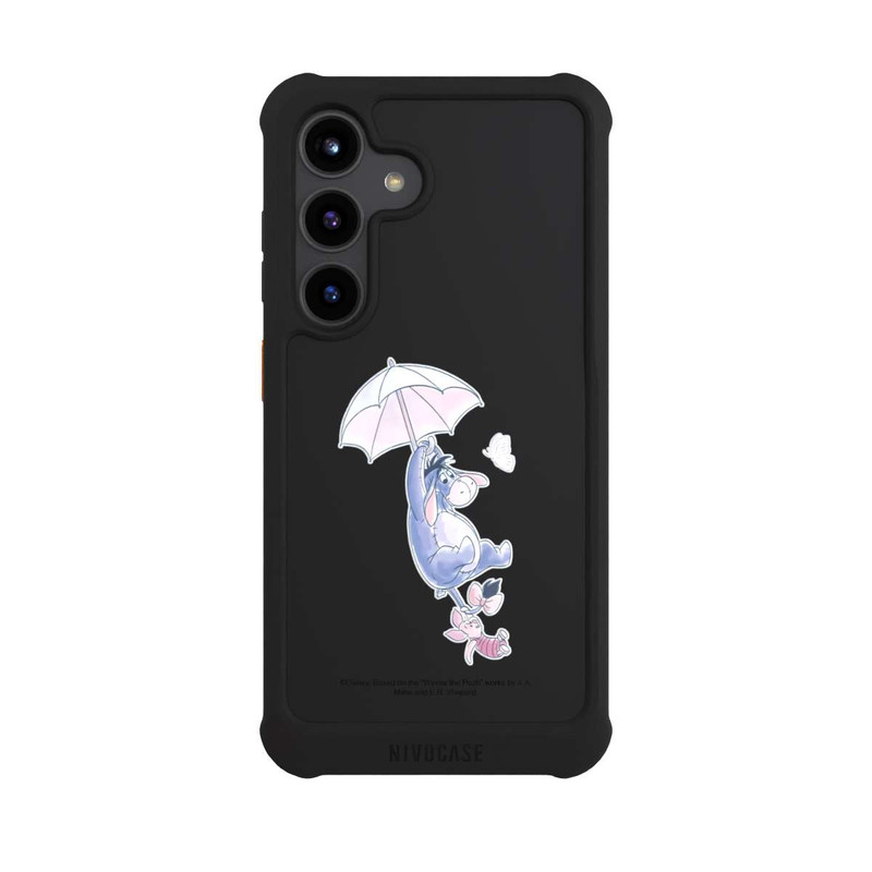 Galaxy S24 NIVOmax Winnie Pooh Eeyeore Find Happiness Transparent
