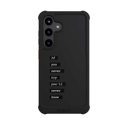 Samsung Galaxy S24 NIVOmax If You Try Black Transparent