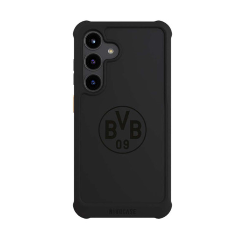 Samsung Galaxy S24 NIVOmax BVB Logo Schwarz Transparent