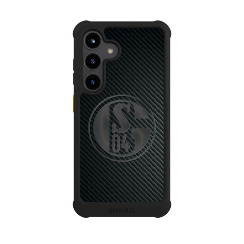 Samsung Galaxy S24 NIVOmax Schalke 04 Carbon Look