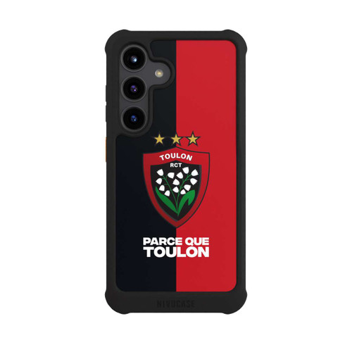 Samsung Galaxy S24 NIVOmax RCT Logo Red Black