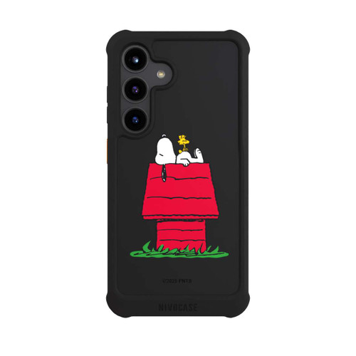 Samsung Galaxy S24 NIVOmax Snoopy and Woodstock Classic transparent