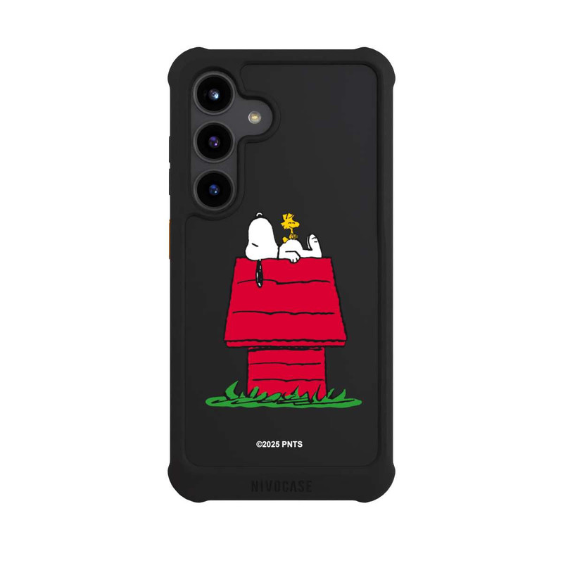 Galaxy S24 NIVOmax Snoopy and Woodstock Classic transparent
