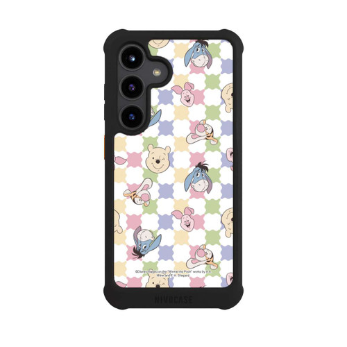 Samsung Galaxy S24 NIVOmax Winnie Puuh und Freunde farbenfrohes Muster