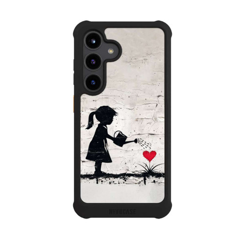 Samsung Galaxy S24 NIVOmax Girl Watering Bunch of Flowers 