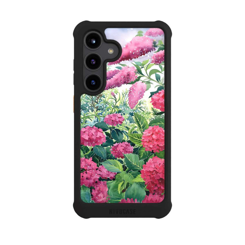 Galaxy S24 NIVOmax Garden Hydrangeas and Buddleia by Christopher Ryland