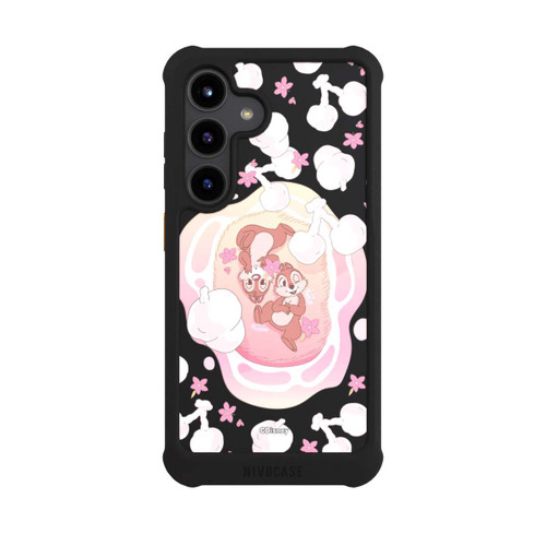 Samsung Galaxy S24 NIVOmax Chip and Dale Pink Transparent