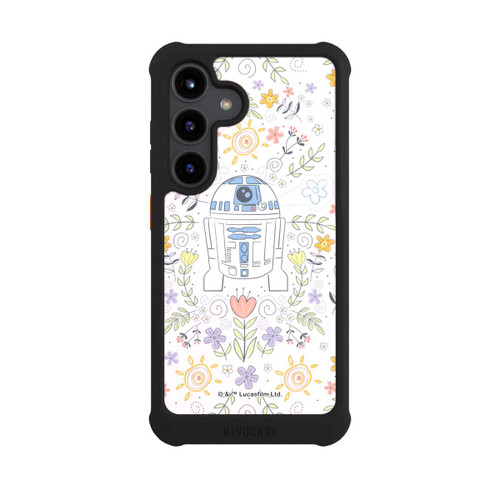 Samsung Galaxy S24 NIVOmax R2D2 Blumen Muster