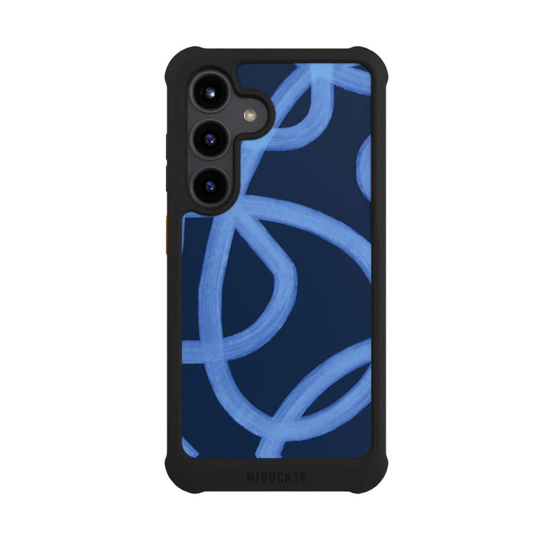 Galaxy S24 NIVOmax Laced Up Tones of Blue