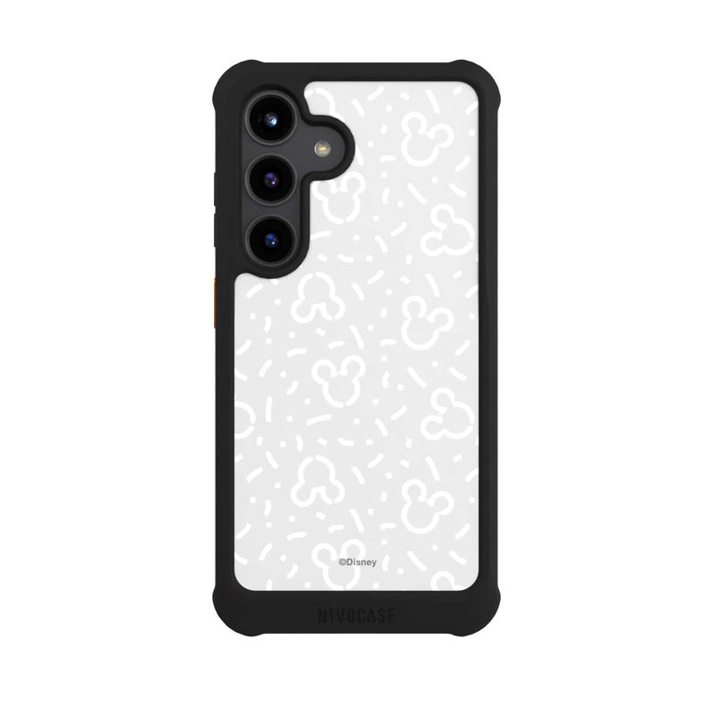 Galaxy S24 NIVOmax Disney Mickey Icon Pattern Grey