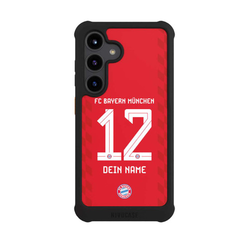 Samsung Galaxy S24 NIVOmax FC Bayern München Trikot Personalisierbar 25-26