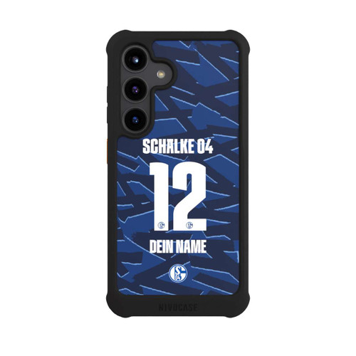 Samsung Galaxy S24 NIVOmax Schalke 04 Trikot Personalisierbar 25-26
