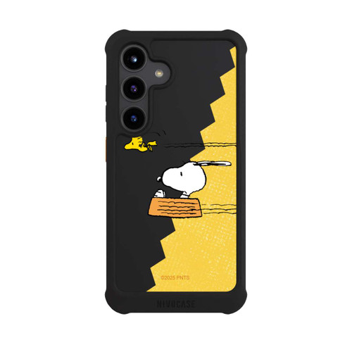 Samsung Galaxy S24 NIVOmax Peanuts-Snoopy und Woodstock Transparent