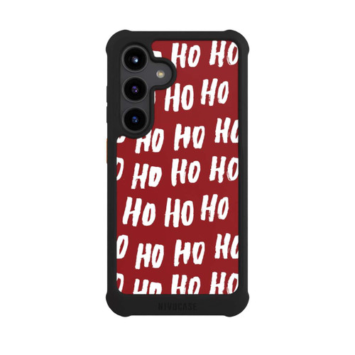 Samsung Galaxy S24 NIVOmax Ho Ho Ho Christmas Red Pattern