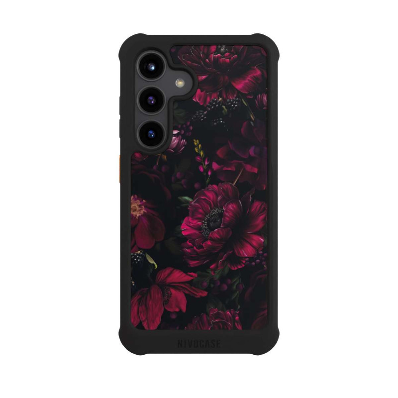 Galaxy S24 NIVOmax Dark Red Flower Love