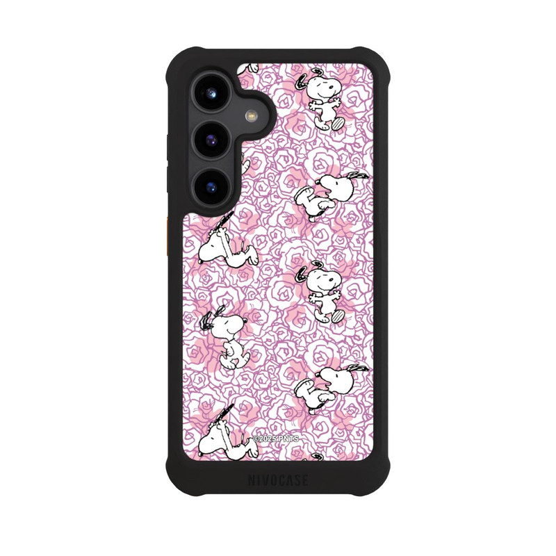 Galaxy S24 NIVOmax Peanuts Pink Roses Pattern