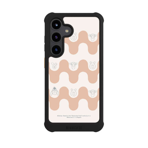Samsung Galaxy S24 NIVOmax Winnie the Pooh and Friends Boho Waves Pattern
