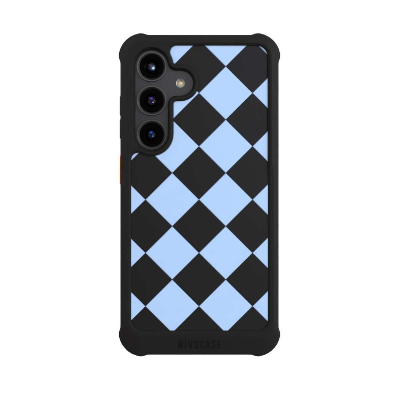 Galaxy S24 NIVOmax Raute Babyblau ohne Hintergrund