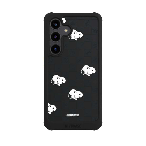 Samsung Galaxy S24 NIVOmax Snoopy Checked Pattern