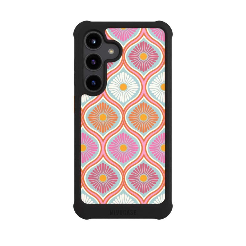 Galaxy S24 NIVOmax Groovy 70s Retro Mod Flower Power