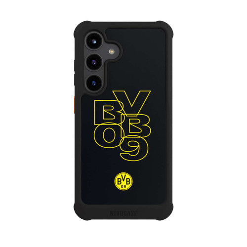 Samsung Galaxy S24 NIVOmax BVB09 Gelb Schwarz