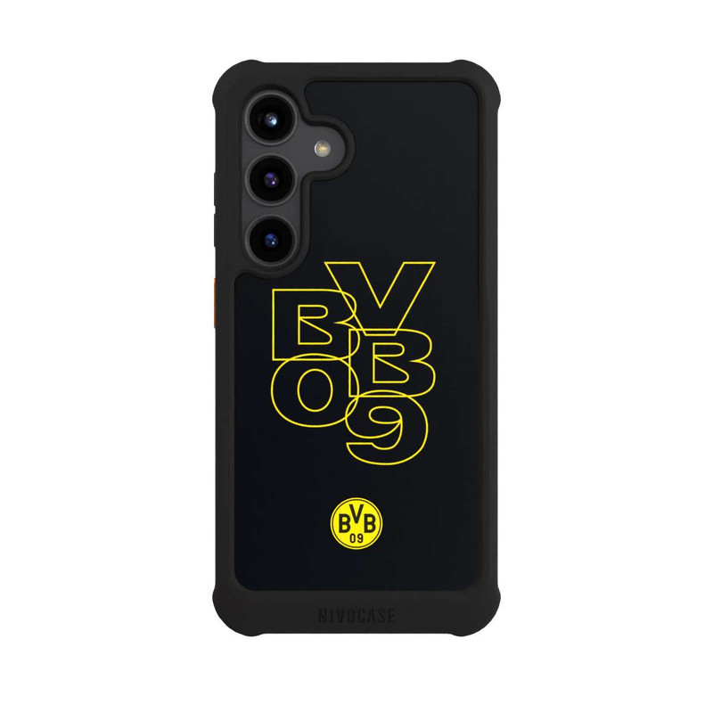 Galaxy S24 NIVOmax BVB09 Gelb Schwarz