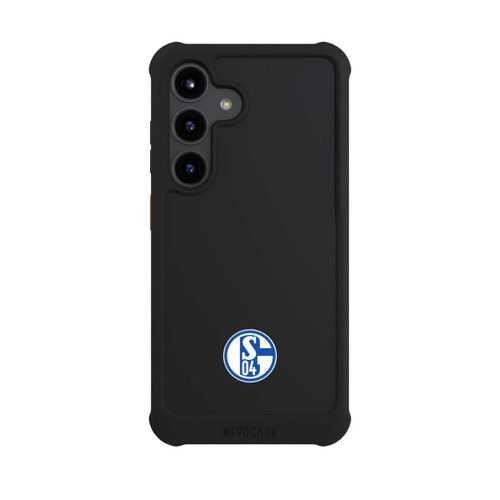 Samsung Galaxy S24 NIVOmax FC Schalke 04 Logo Klein Transparent