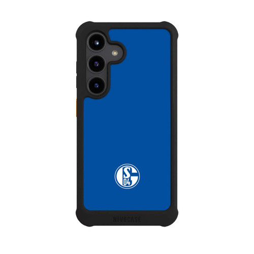 Samsung Galaxy S24 NIVOmax FC Schalke 04 Logo Blau