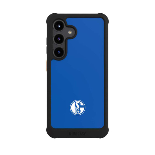 Samsung Galaxy S24 NIVOmax FC Schalke 04 Logo Blau