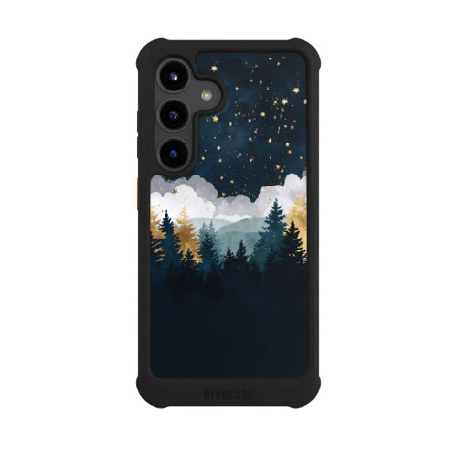 Samsung Galaxy S24 NIVOmax nächtlicher Wald Indigo