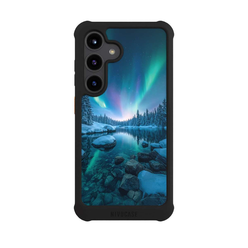 Galaxy S24 NIVOmax Aurores boréales Briller avec IA