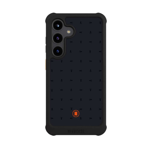 Samsung Galaxy S24 NIVOmax Nivocase Pattern Dark Grey