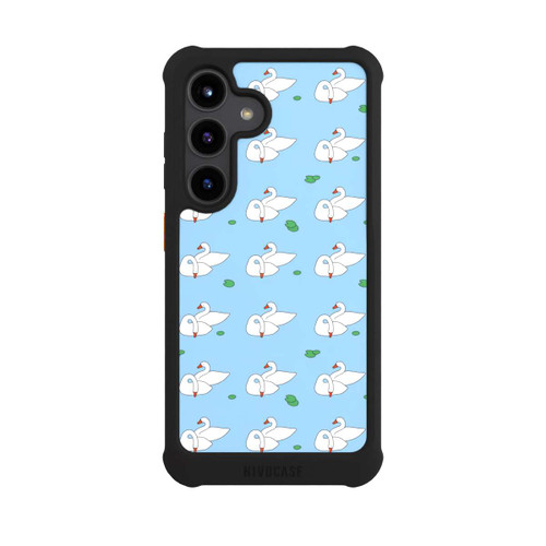 Samsung Galaxy S24 NIVOmax Ducks Pattern Blue Pond