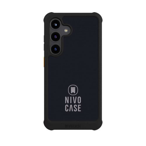 Samsung Galaxy S24 NIVOmax Nivocase Logo Black Grey
