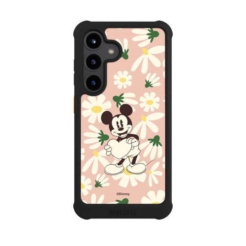 Samsung Galaxy S24 NIVOmax Micky Maus Blumen für Valentines Tag
