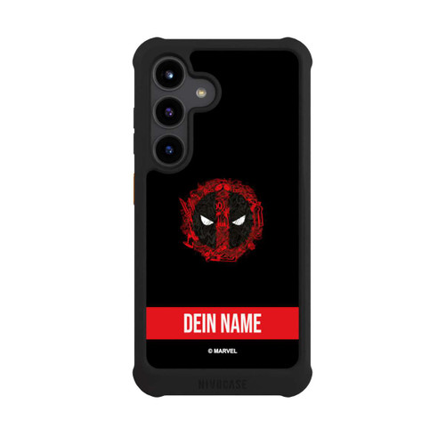 Samsung Galaxy S24 NIVOmax Deadpool Logo Personalisierbar