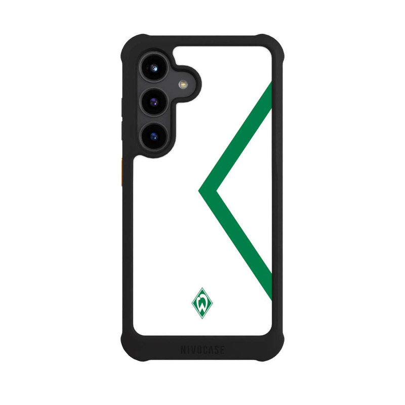 Galaxy S24 NIVOmax Werder Bremen Rautenelement Grün