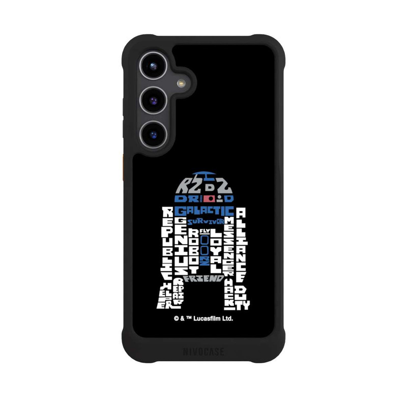 Galaxy S24 + NIVOmax R2-D2 Typo Graphic