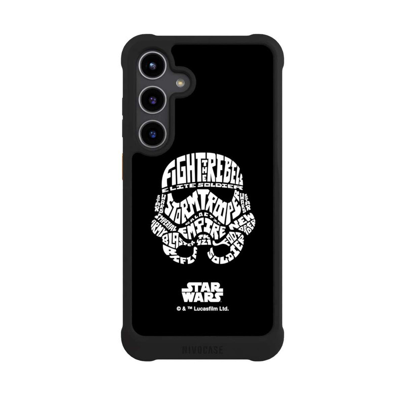 Galaxy S24 + NIVOmax Storm Trooper Typo Graphic