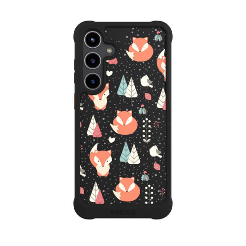Samsung Galaxy S24+ NIVOmax Motif Renards sans Fond